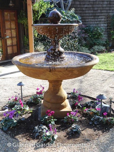 Giannini Garden Belair Two Tier Outdoor Water Fountain